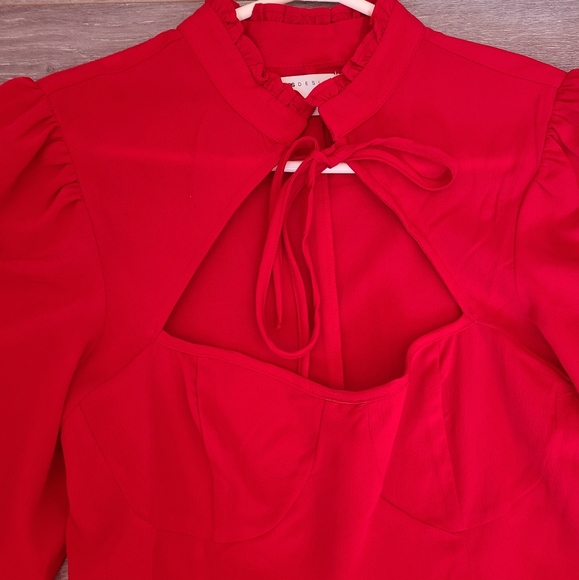 Asos Design high neck cut out dress - Picture 6 of 6